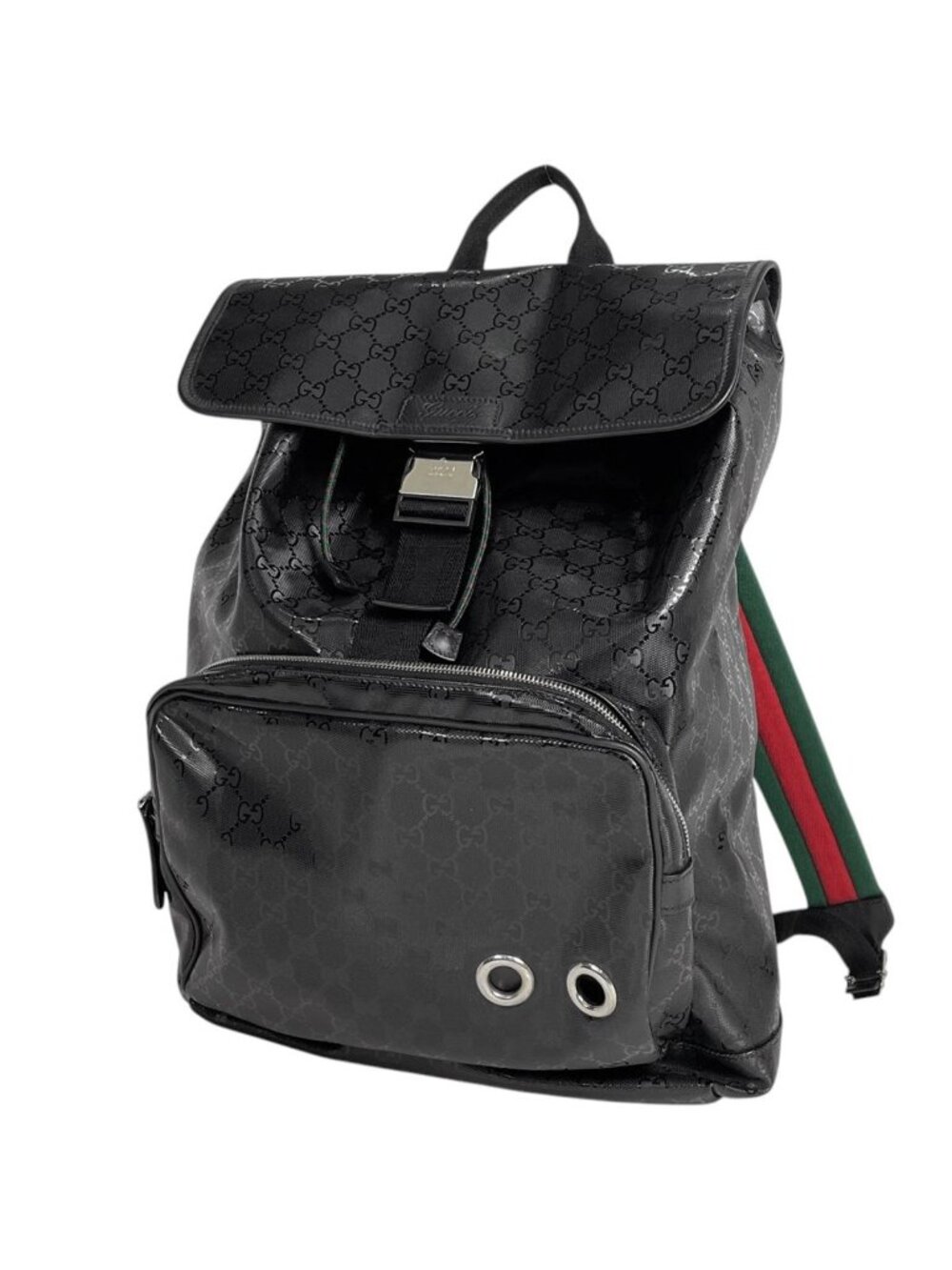 Gucci Backpack GG Supreme Pattern Black